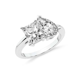10kt White Gold Malena Two Stone Radiant and Pear Toi Et Moi Lab Grown Diamond Ring (1 Ct. Tw.) side right image one