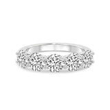 14kt White Gold Camille Round Lab Diamond Anniversary Band (3 Ct. Tw.) front image