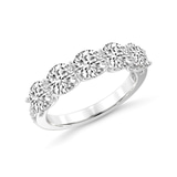 14kt White Gold Camille Round Lab Diamond Anniversary Band (3 Ct. Tw.) right