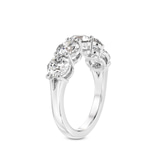 10kt White Gold Elowyn Round Lab Diamond Anniversary Band (1/2 Ct. Tw.) left