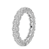 9ct White Gold Reona Round Lab Diamond Eternity Ring (2 Ct. Tw.) standing product image one