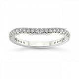 14ct White Gold Zea Wedding Band (1/3 Ct. Tw.) front image