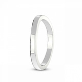 Platinum Josi Wedding Band left