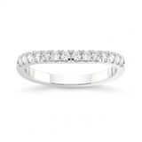 Platinum Milan Wedding Band (1/3 Ct. Tw.) front image