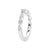 10kt White Gold Abigail Wedding Band (7/8 Ct. Tw.) left