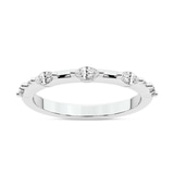 10kt White Gold Moana Wedding Band (3/4 Ct. Tw.) front image