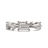 14ct White Gold Starlight Stackable Ring (1 3/4 Ct. Tw.) side right image one