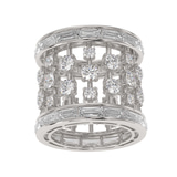 10kt White Gold The Barrel Cocktail Ring (9 Ct. Tw.) right