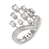 14kt White Gold Wear Your Crown Cocktail Ring (1 3/4 Ct. Tw.) front image