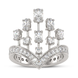 14kt White Gold Wear Your Crown Cocktail Ring (1 3/4 Ct. Tw.) side right image one