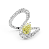 18kt White Gold The Sun and the Stars Colored Lab Diamond Ring (1 3/4 Ct. Tw.) front image