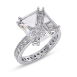 14kt White Gold Sheer Cocktail Ring (4 Ct. Tw.) right