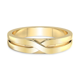 18kt Yellow Gold Ardor X Men's Band front image