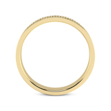 14kt Yellow Gold Sculpted Men's Band right