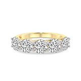 9ct Yellow Gold Valentina Round Lab Diamond Anniversary Band (1 Ct. Tw.) front image