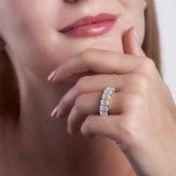 9ct Yellow Gold Maura Oval Lab Diamond Anniversary Band (1 Ct. Tw.) model
