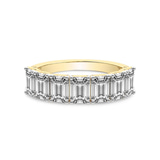 9ct Yellow Gold Marcela Emerald Lab Diamond Anniversary Band (1 Ct. Tw.) front image