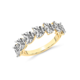 14kt Yellow Gold Patricia Heart Lab Diamond Anniversary Band (1 Ct. Tw.) right