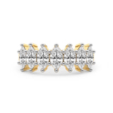 14ct Yellow Gold Callista Marquise Lab Diamond Anniversary Band (3 Ct. Tw.) front image