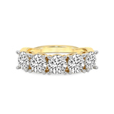 10kt Yellow Gold Noella Round Lab Diamond Anniversary Band (7 Ct. Tw.) front image