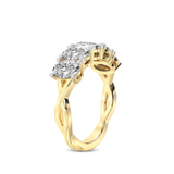 9ct Yellow Gold Serafina Oval Lab Diamond Anniversary Band (1/2 Ct. Tw.) left