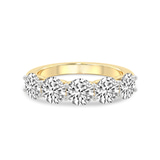 10kt Yellow Gold Camille Round Lab Diamond Anniversary Band (3 Ct. Tw.) front image