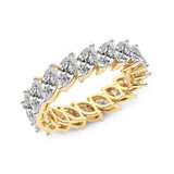 10kt Yellow Gold Milani Marquise Lab Diamond Eternity Ring (2 Ct. Tw.) right