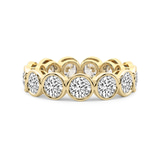 10kt Yellow Gold Dream Round Bezel Lab Diamond Eternity Ring (1 Ct. Tw.) front image