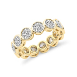 10kt Yellow Gold Dream Round Bezel Lab Diamond Eternity Ring (1 Ct. Tw.) right