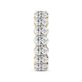 9ct Yellow Gold Camila Oval Lab Diamond Eternity Ring (2 Ct. Tw.) standing product image one