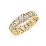10kt Yellow Gold Vera Emerald Bezel Eternity Lab Diamond Ring (2 Ct. Tw.) right