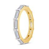 10kt Yellow Gold East-West Baguette Lab Diamond Eternity Ring (2 Ct. Tw.) left