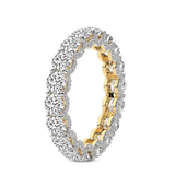 10kt Yellow Gold Reona Round Lab Diamond Eternity Ring (2 Ct. Tw.) standing product image one