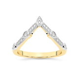 10kt Yellow Gold Paxe Wedding Band (1/8 Ct. Tw.) front image