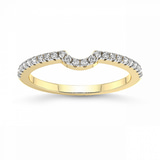9ct Yellow Gold Aya Wedding Band (1/3 Ct. Tw.) front image