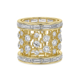 14kt Yellow Gold The Barrel Cocktail Ring (9 Ct. Tw.) left