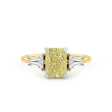 9ct Yellow Gold A Summer's Day Colored Lab Diamond Ring (4 Ct. Tw.) side right image one