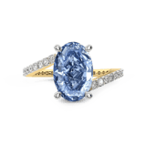 18kt Yellow Gold Skyborne Colored Lab Diamond Ring (3 Ct. Tw.) left