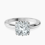 Platinum Malissa Solitaire Lab Diamond Ring front image