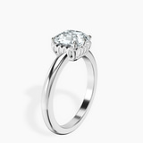 Platinum Malissa Solitaire Lab Diamond Ring standing product image one