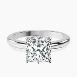 Platinum Malissa Solitaire Lab Diamond Ring front image