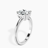Platinum Malissa Solitaire Lab Diamond Ring standing product image one