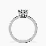 Platinum Malissa Solitaire Lab Diamond Ring side right image one