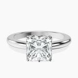 Platinum Malissa Solitaire Lab Diamond Ring front image