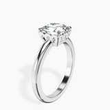 Platinum Malissa Solitaire Lab Diamond Ring standing product image one