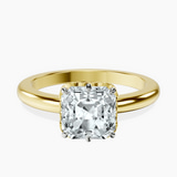 18kt Yellow Gold Malissa Solitaire Lab Diamond Ring front image