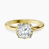 18kt Yellow Gold Malissa Solitaire Lab Diamond Ring front image