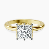 18kt Yellow Gold Malissa Solitaire Lab Diamond Ring front image