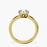 14kt Yellow Gold Malissa Solitaire Lab Diamond Ring side right image one