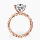14kt Rose Gold Sansa Solitaire Lab Diamond Ring side right image one